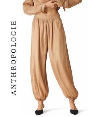 Anthropologie Maeve Shiny Balloon Pants